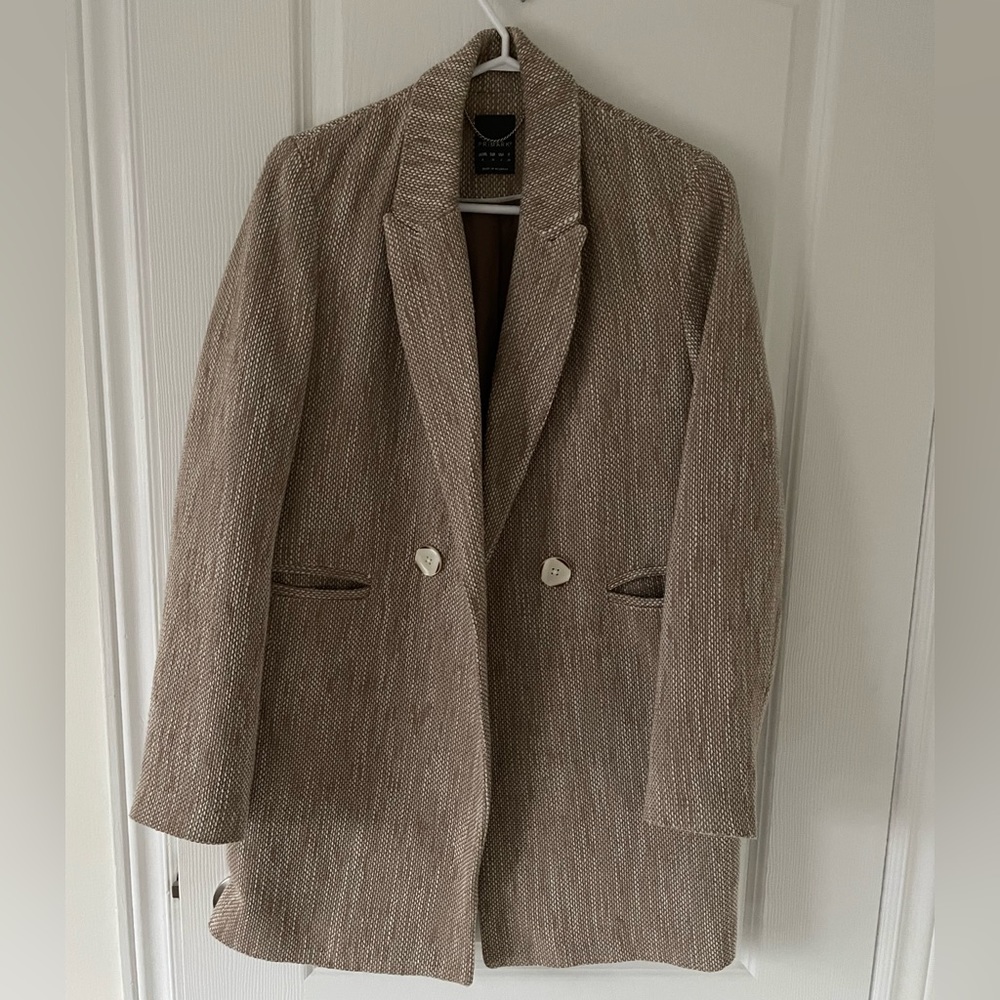 Primark Textured Nude Jacket Size 4